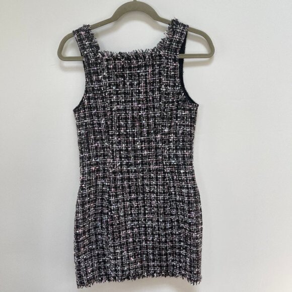 Majorelle Bia Mini Dress, in Candy Shop Pink Tweed, Women's Size XS - Picture 4 of 9